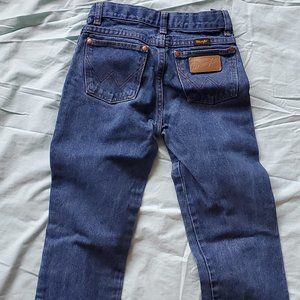 Boys Wrangler Blue Jeans